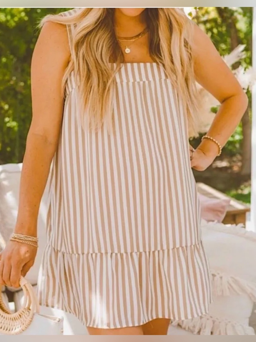 Show Me Your MuMu Goldie Striped Dress